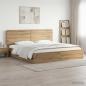 Preview: ARDEBO.de - Bed Frame with Storage and Headboard Artisan Oak 180 x 200 cm