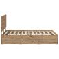 Preview: Bed Frame with Storage and Headboard Artisan Oak 120 x 200 cm