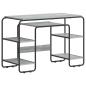 Preview: Schreibtisch mit Stauraum Sonoma-Grau 113,5 x 52 x 75,5 cm