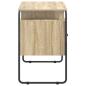 Preview: Schreibtisch mit Stauraum Sonoma-Eiche 120 x 50,5 x 75,5 cm