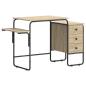 Preview: Schreibtisch mit Stauraum Sonoma-Eiche 120 x 50 x 75 cm