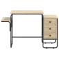 Preview: Schreibtisch mit Stauraum Sonoma-Eiche 120 x 50 x 75 cm