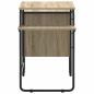 Preview: Schreibtisch mit Stauraum Sonoma-Eiche 120 x 50 x 75 cm