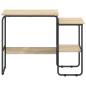 Preview: Schreibtisch mit Stauraum Sonoma-Eiche 100 x 50 x 75 cm