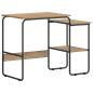Preview: Schreibtisch mit Stauraum Artisan-Eiche 100 x 50 x 75 cm