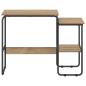 Preview: Schreibtisch mit Stauraum Artisan-Eiche 100 x 50 x 75 cm