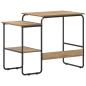 Preview: Schreibtisch mit Stauraum Artisan-Eiche 100 x 50 x 75 cm