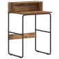 Preview: Schreibtisch mit Stauraum Altholz 60 x 50 x 91 cm