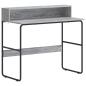 Preview: Schreibtisch mit Stauraum Sonoma-Grau 100 x 50 x 91 cm