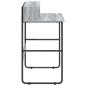 Preview: Schreibtisch mit Stauraum Sonoma-Grau 100 x 50 x 91 cm