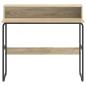 Preview: Schreibtisch mit Stauraum Sonoma-Eiche 100 x 50 x 91 cm