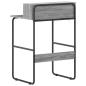 Preview: Schreibtisch mit Stauraum Sonoma-Grau 60 x 50 x 91 cm