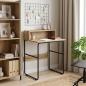 Preview: ARDEBO.de - Schreibtisch mit Stauraum Artisan-Eiche 60 x 50 x 91 cm