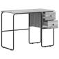 Preview: Schreibtisch mit Stauraum Sonoma-Grau 100 x 50 x 75 cm