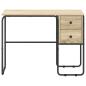 Preview: Schreibtisch mit Stauraum Sonoma-Eiche 100 x 50 x 75 cm