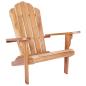 Preview: Garten-Adirondack-Stuhl Natur Massivholz Teak