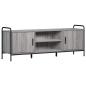 Preview: ARDEBO.de - TV-Schrank 133 x 33 x 50 cm Sonoma-Grau Holzwerkstoff