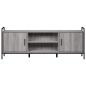 Preview: TV-Schrank 133 x 33 x 50 cm Sonoma-Grau Holzwerkstoff