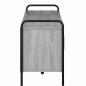 Preview: TV-Schrank 133 x 33 x 50 cm Sonoma-Grau Holzwerkstoff