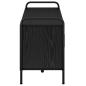 Preview: TV-Schrank 133 x 33 x 50 cm Schwarz Eichen-Optik Holzwerkstoff