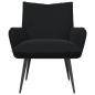 Preview: Sessel Schwarz Samt