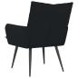 Preview: Sessel Schwarz Samt