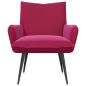 Preview: Sessel Weinrot Samt