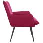 Preview: Sessel Weinrot Samt