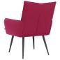 Preview: Sessel Weinrot Samt