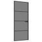 Preview: Interior Tür 83 x 201,5 cm Verbautes Glas und Aluminium