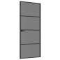 Preview: Interior Tür 83 x 201,5 cm Verbautes Glas und Aluminium