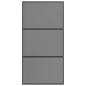 Preview: Schiebetür 102 x 205 cm Verbautes Glas und Aluminium