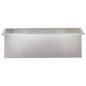 Preview: Garten-Pflanzkübel mit LED 2 stk. Silber 30 × 100 × 30 cm