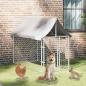 Preview: ARDEBO.de - Outdoor-Hundezwinger mit Dach 200x100x150 cm