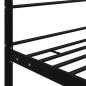 Preview: Himmelbett Schwarz Metall 100x200 cm