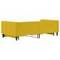 Preview: Tagesbett Ausziehbar mit Schubladen Gelb 100x200 cm Samt