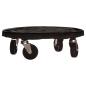 Preview: Pflanzenroller 5 Stk. 40 cm Durchmesser Schwarz 275 kg