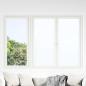 Preview: ARDEBO.de - Fensterfolien 5 Stk. Statisch Matt Weiß PVC