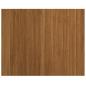 Preview: Teppich Rechteckig Braun 80x100 cm Bambus