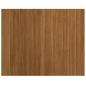 Preview: Teppich Rechteckig Braun 80x100 cm Bambus