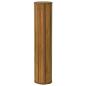 Preview: Teppich Rechteckig Braun 100x300 cm Bambus