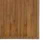 Preview: Teppich Rechteckig Braun 100x300 cm Bambus