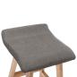 Preview: Barhocker Dunkelgrau Stoff
