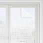 Preview: Fensterfolien 2 Stk. Matt Sternen-Muster PVC