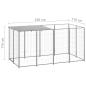 Preview: Hundezwinger Silbern 2,42 m² Stahl