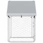 Preview: Outdoor-Hundezwinger mit Dach 100x100x150 cm