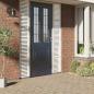 Preview: ARDEBO.de - Fensterfolie Matt Streifenmuster 90x500 cm PVC