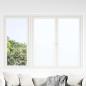 Preview: ARDEBO.de - Fensterfolien 3 Stk. Statisch Matt Weiß PVC