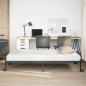 Preview: Bettgestell ohne Matratze Klappbar Schwarz 90x200 cm Stahl