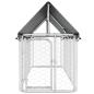 Preview: Outdoor-Hundezwinger mit Dach 400x100x150 cm